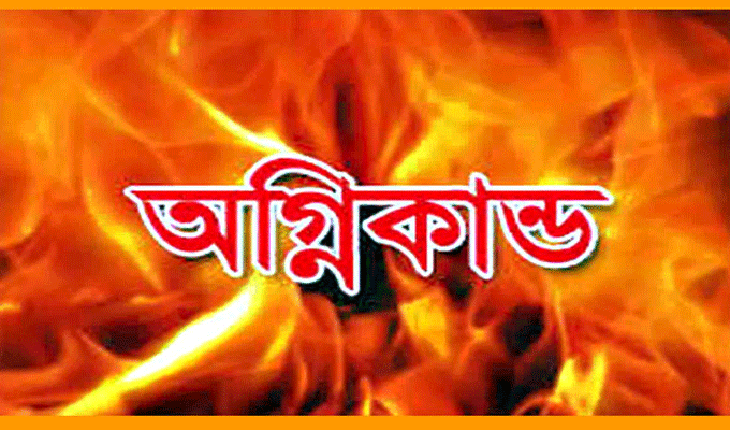 নাটোরে অগ্নিকান্ডে পাঁচটি বাড়ি পুড়ে ছাই