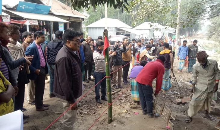 নাগরপুরে নোয়াই নদী অবৈধ দখল উচ্ছেদ অভিযা