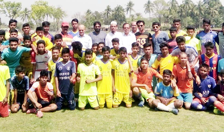 নাটোরে জেলা পর্যায়ে অনূর্ধ্ব-১৫ ফুটবল খে