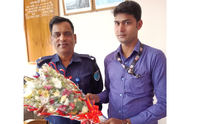 ধনবাড়ীতে নবাগত ওসিকে আলোকিতপ্রজন্ম.কম এর