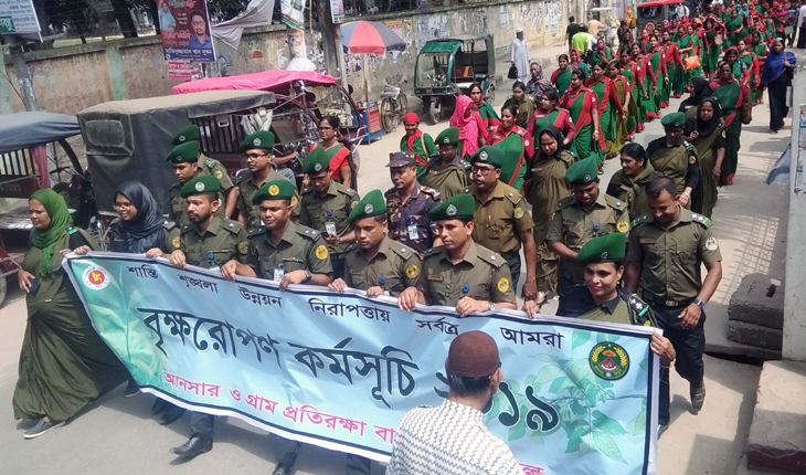 টাঙ্গাইলে আনসার ও গ্রাম প্রতিরক্ষা বাহিন