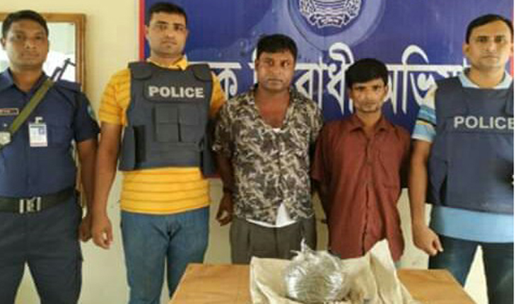লালমনিরহাটে গাঁজাসহ গ্রেফতার ২