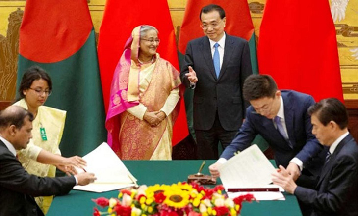 বাংলাদেশ-চীন বৈঠক,চুক্তি-সমঝোতা স্মারক স