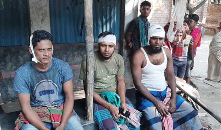 শৈলকুপায় দু’দল গ্রামবাসীর মধ্যে সংঘর্ষ,