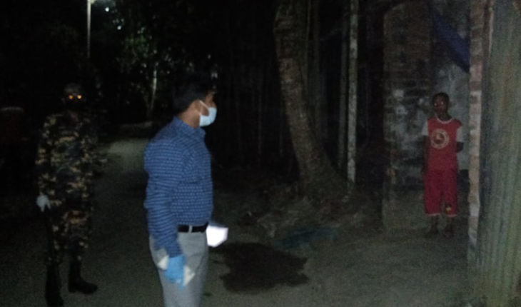 দিঘুলীয়ায় ঢাকা ফেরত ব্যক্তির বাড়ি লকডাউন দিঘুলীয়ায় ঢাকা ফেরত ব্যক্তির বাড়ি লকডাউন