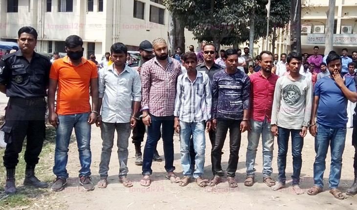 টাঙ্গাইল জেনারেল হাসপাতালের ৮ দালালকে সা