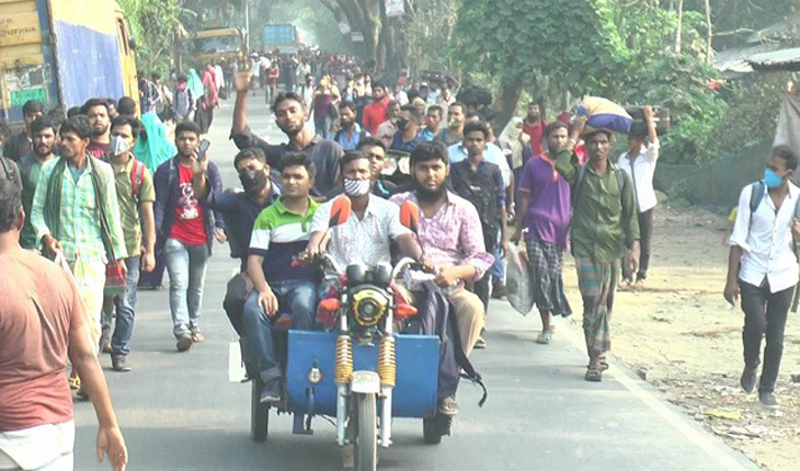 ভোলায় সরকারী নিষেধাজ্ঞা অমান্য হাজারো মা
