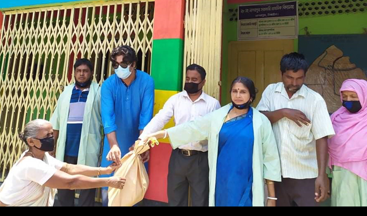 নাগরপুরে প্রাথমিক বিদ্যালয়ের শিক্ষার্থীর