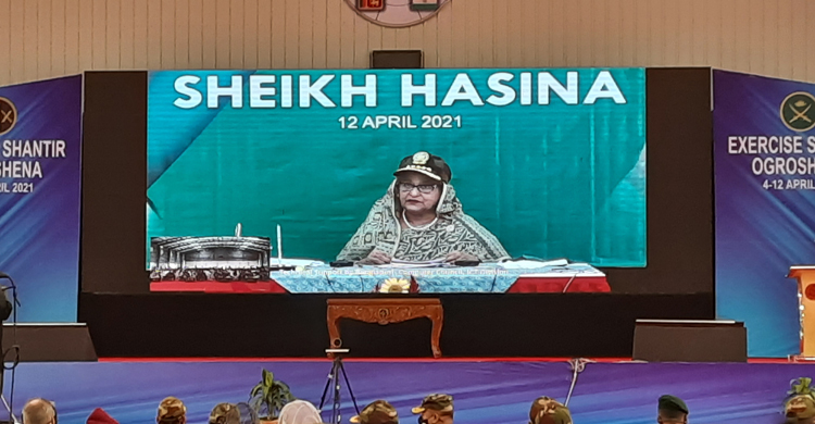 'শান্তির অগ্রসেনা'র সমাপনী ঘোষণা করলেন প