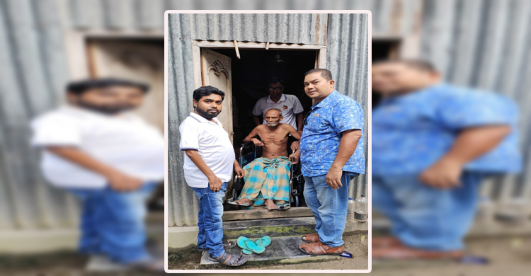 সিআরডিডি উদ্যোগে টাঙ্গাইলে হুইল চেয়ার বি