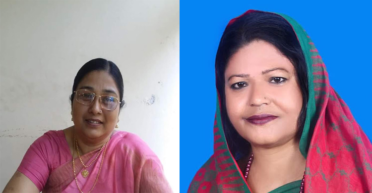 জেলা মহিলা আ. লীগের সভাপতি নাসিমা ও সম্পাদক ফেরদৌসি  জেলা মহিলা আ. লীগের সভাপতি নাসিমা ও সম্