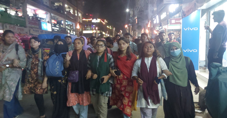 টাঙ্গাইলে বৈষম্যবিরোধী ছাত্র আন্দোলনের ম